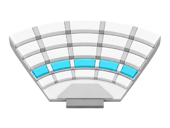 Mapa do teatro — setor Diamante