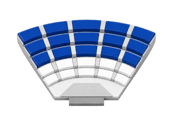 Mapa do teatro — setor Executivo