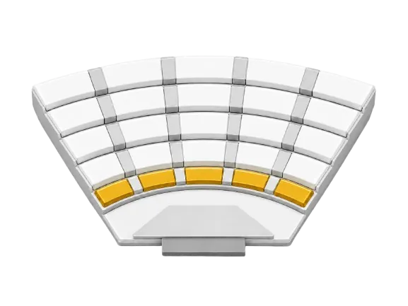 Mapa do teatro — setor VIP
